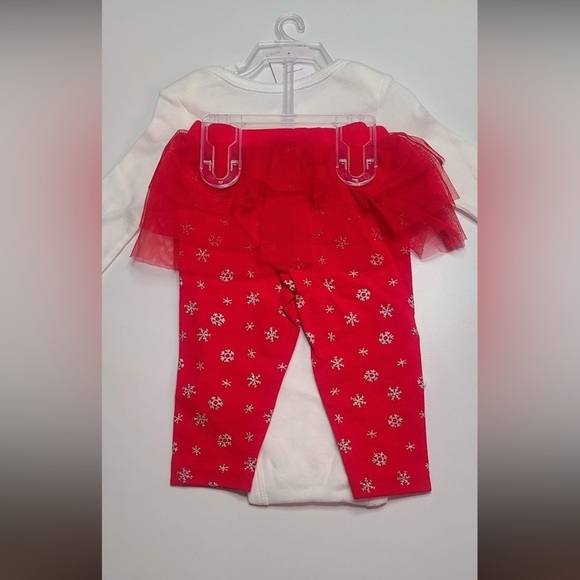 Just One You made by Carter’s Baby Girl Christmas Outfit Reindeer Size 6 Months - Picture 3 of 5
